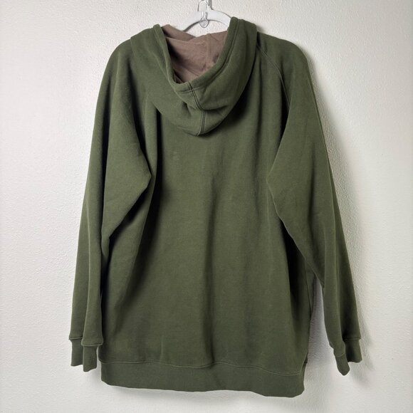 Columbia Full Zip Jacket Mens XL Olive Green Hood Pockets Outdoor Hiking - Picture 2 of 10